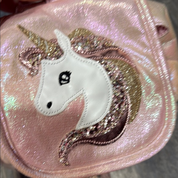 Claire’s Unicorn Kids Backpack - Pink - Picture 5 of 7